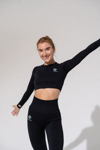 Mat Zwarte Top